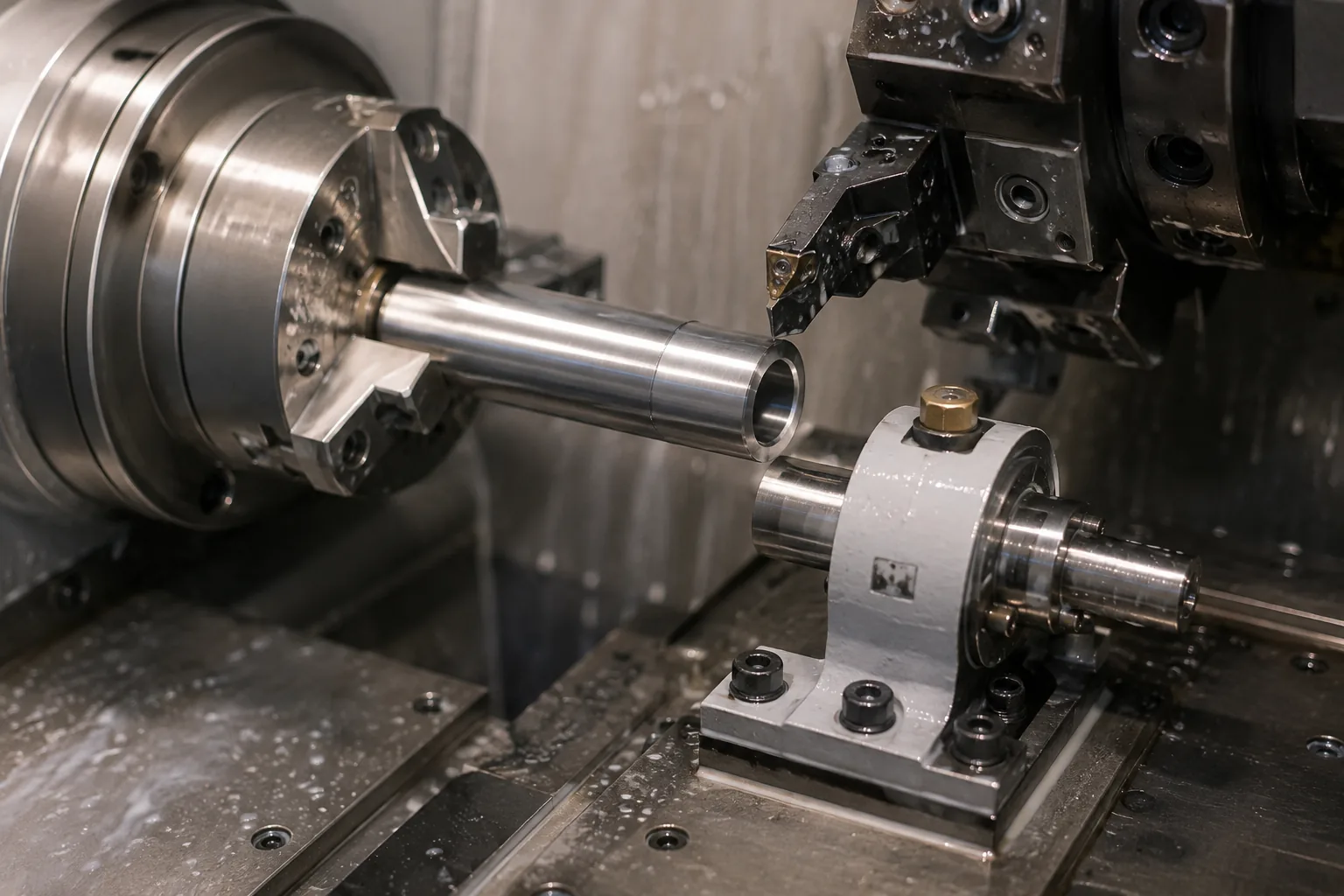 Thin stainless sleeve in a real industrial inspection scenario