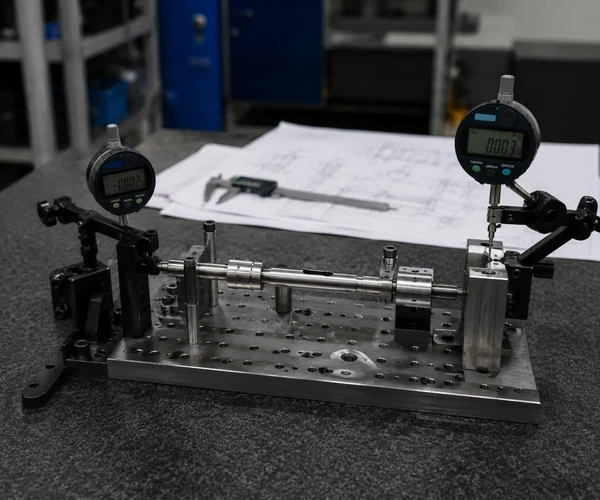 Shaft feature alignment engineering
