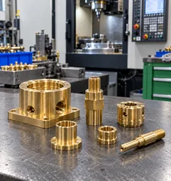 As-machined brass component