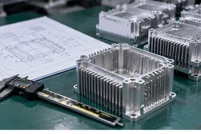 Aluminum part for electronics