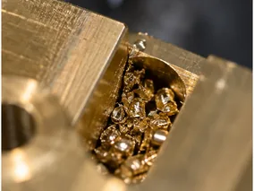 Mechanical deburring of brass parts
