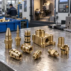 Brass bushing detail