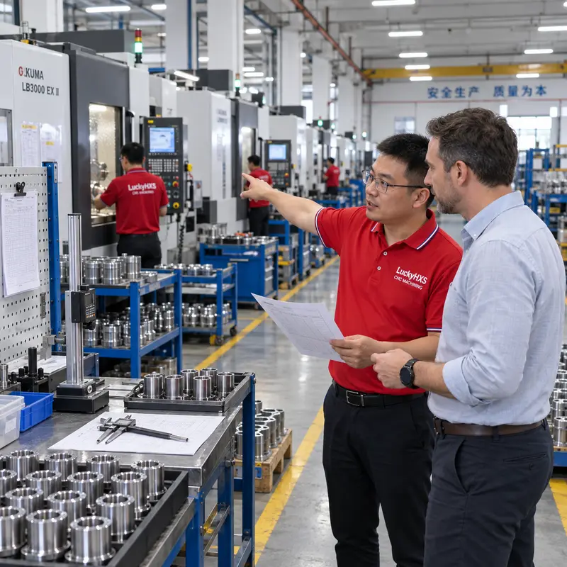 LuckyHXS factory machines machined parts and inspection resources