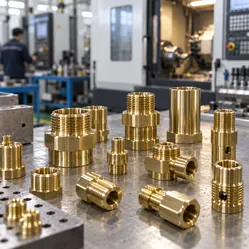Brass milled part detail