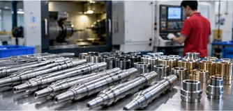 Precision machined shafts pins bushings and sleeves