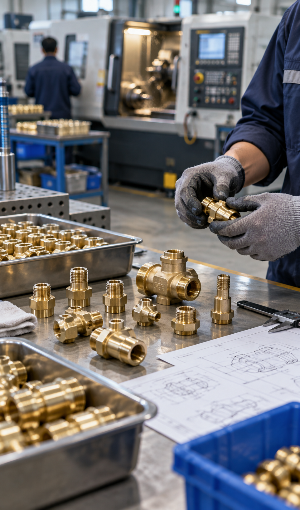 Brass electrical contacts