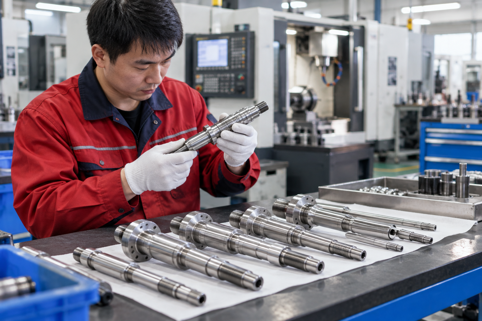 Custom machined shafts thumbnail