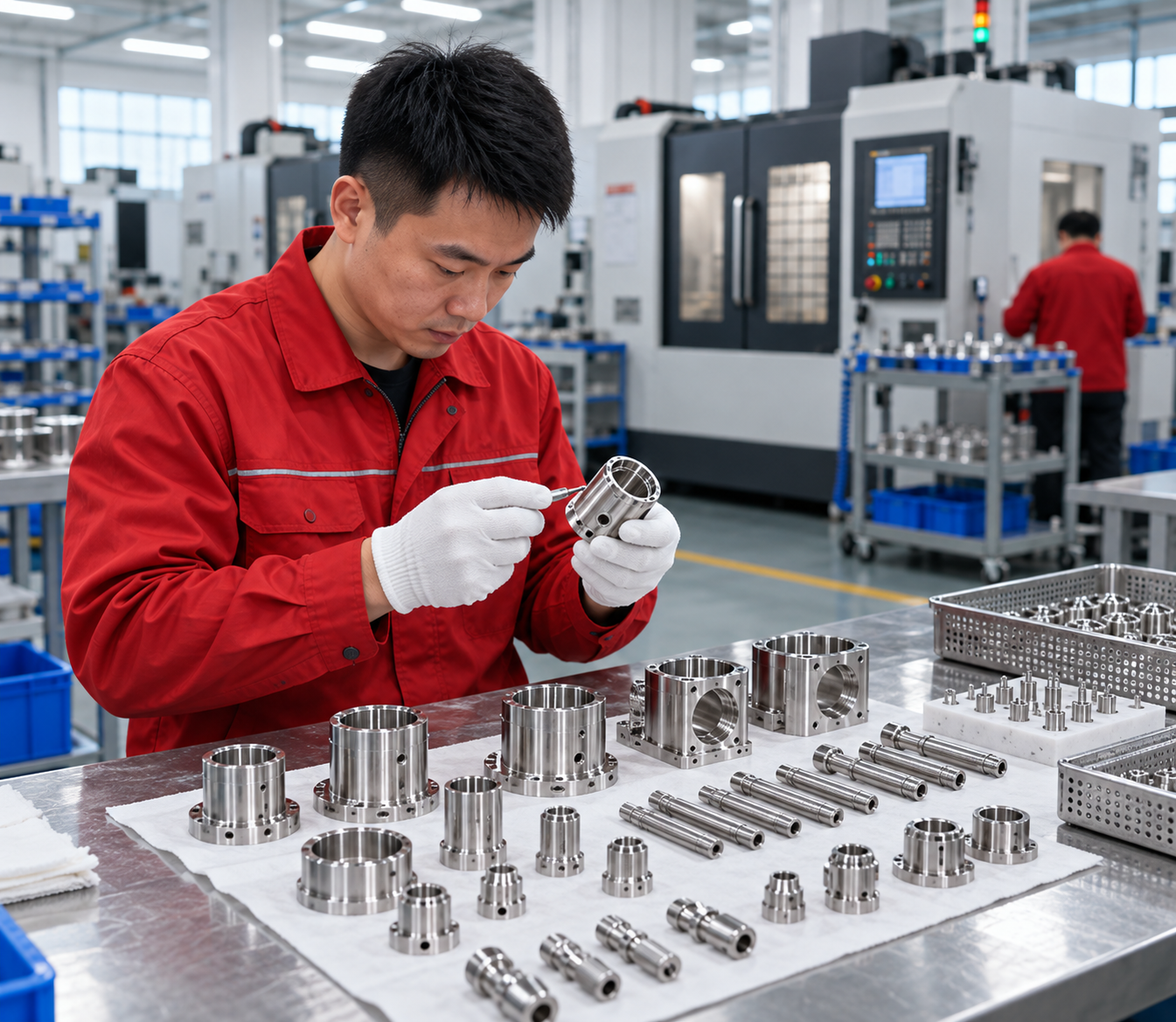 Quality inspection of machined parts