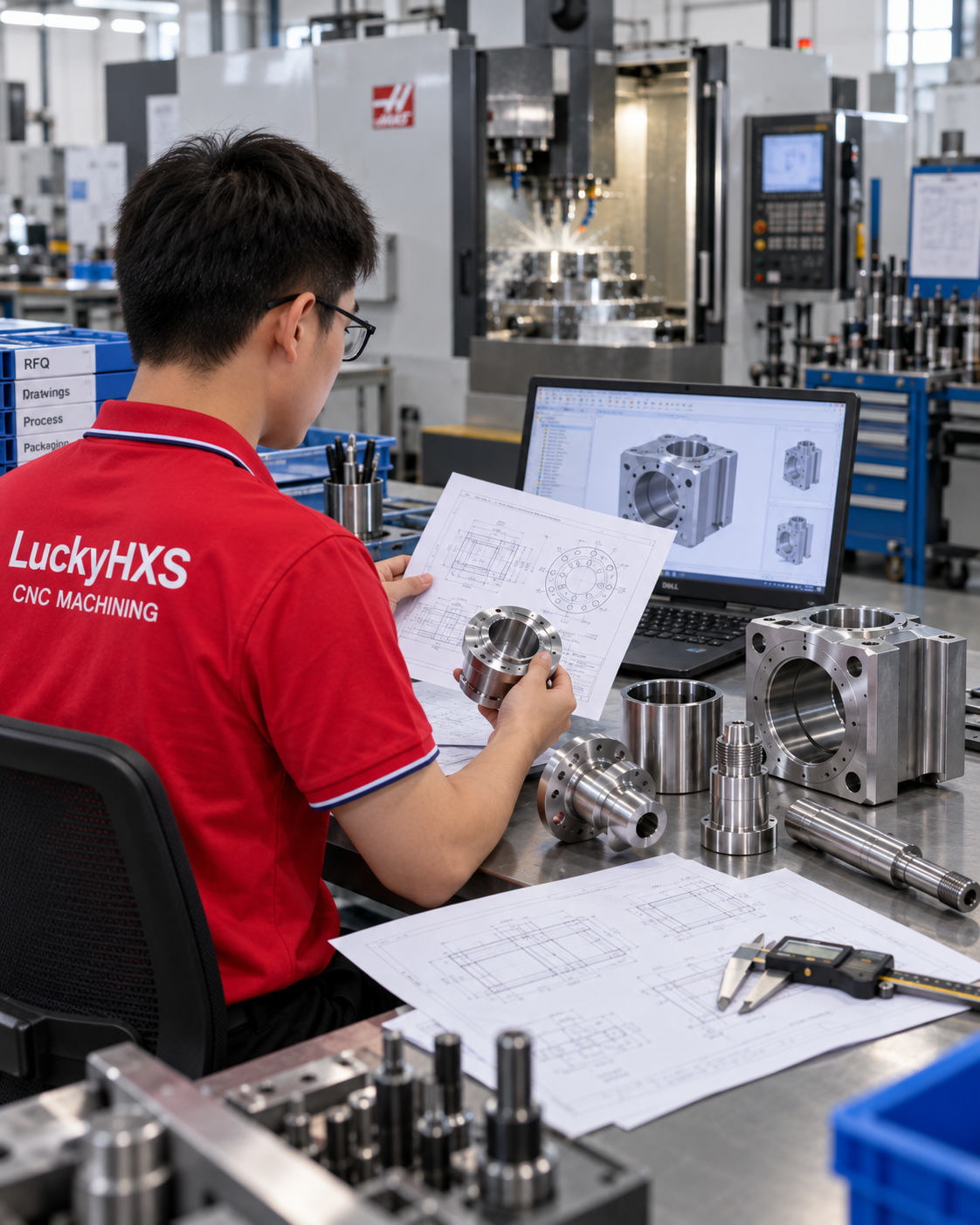 Real thin-wall stainless sleeve under inspection