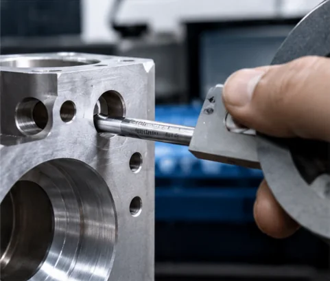Cross Hole without Burrs