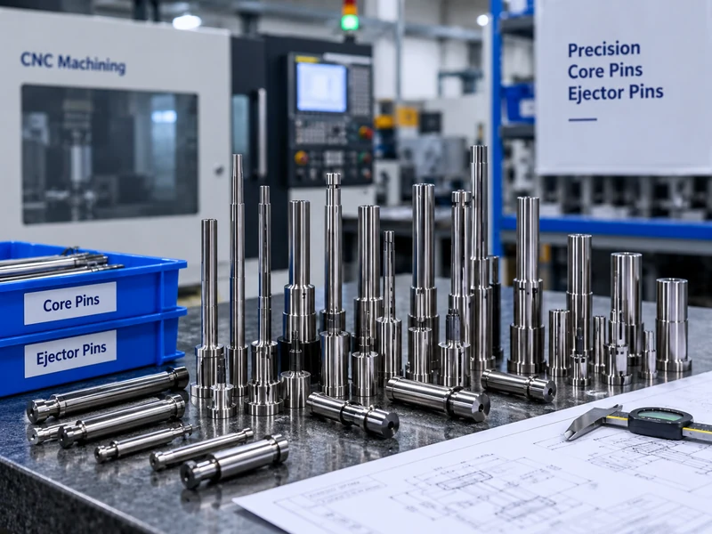 Inspection of slender core pins