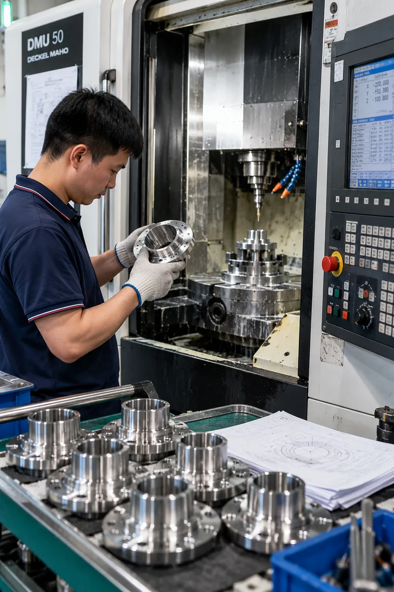 Precision CNC machined aluminum housing for aerospace and industrial applications