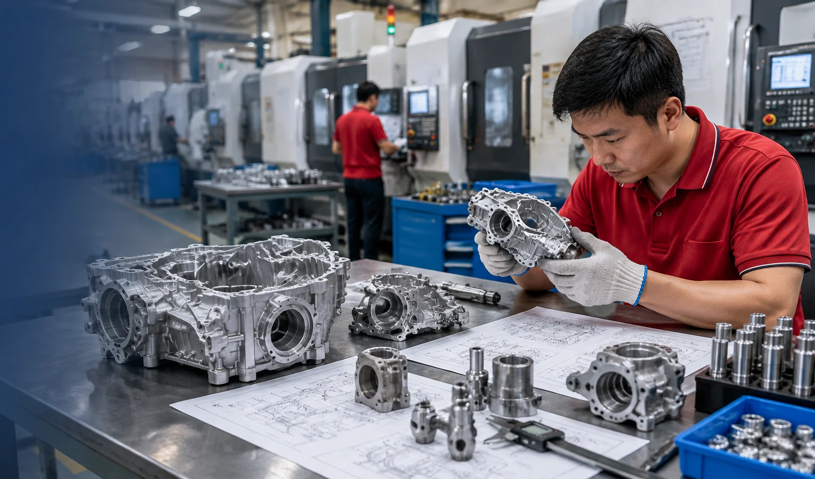 Automotive OEM CNC machined parts manufactured to customer drawings