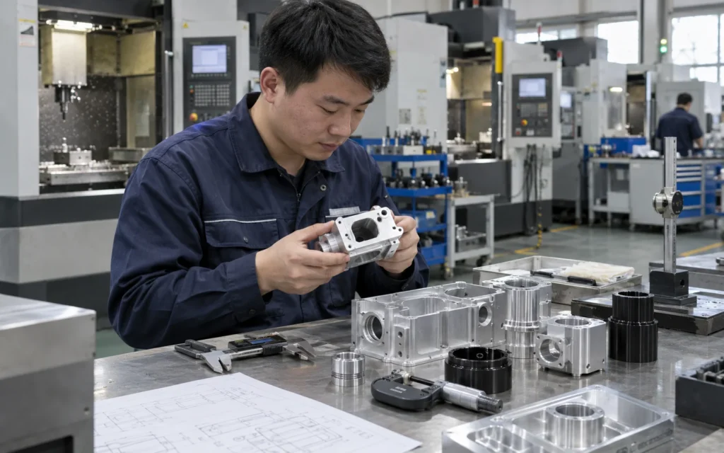cnc-machining-aluminum-parts-inspection