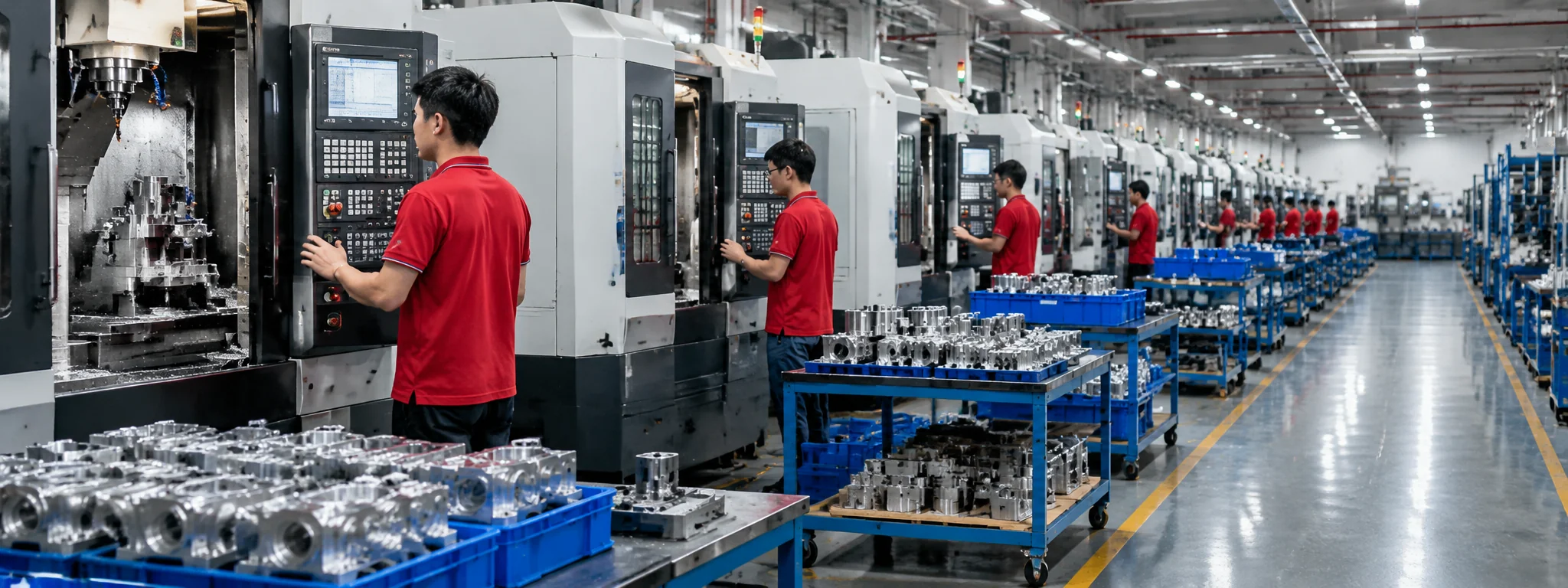 Real CNC Machining Factory