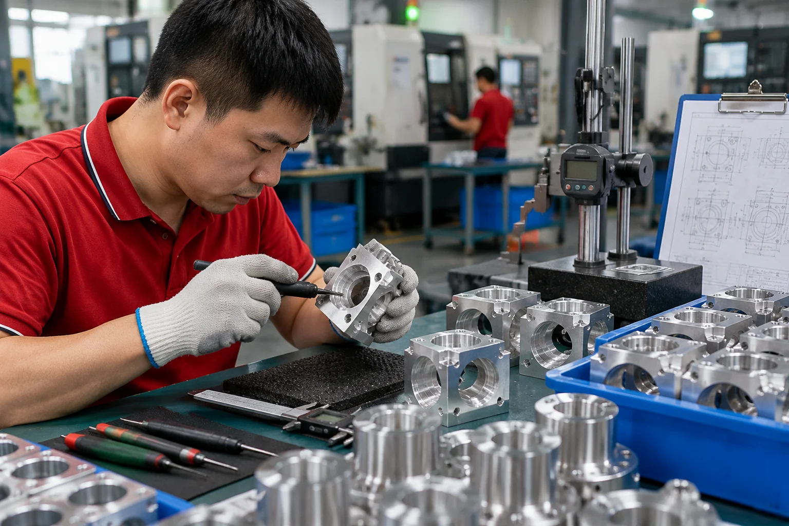 Precision CNC Machined Parts with Controlled Edges