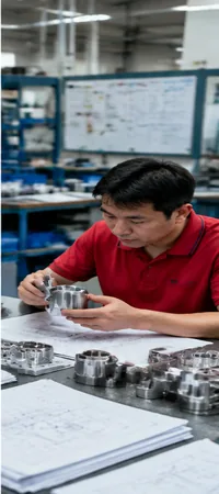 Cotización de proyectos de mecanizado CNC y revisión de planificación de muestras