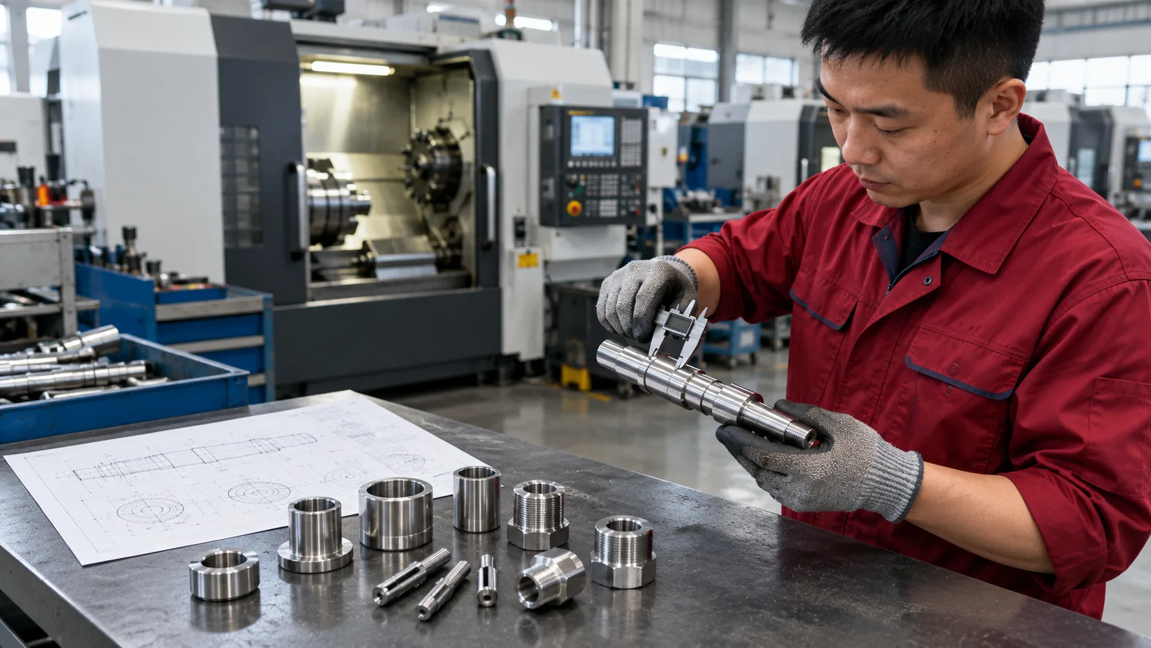 Difference between CNC lathe machine components and custom CNC turned parts