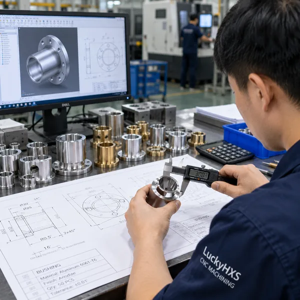 Custom Bushing Engineering Drawing