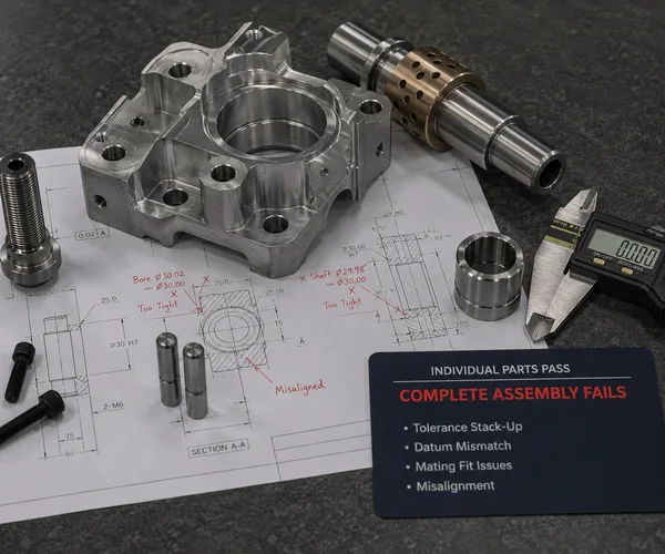 Exploded Mechanical Assembly showing Stack-up