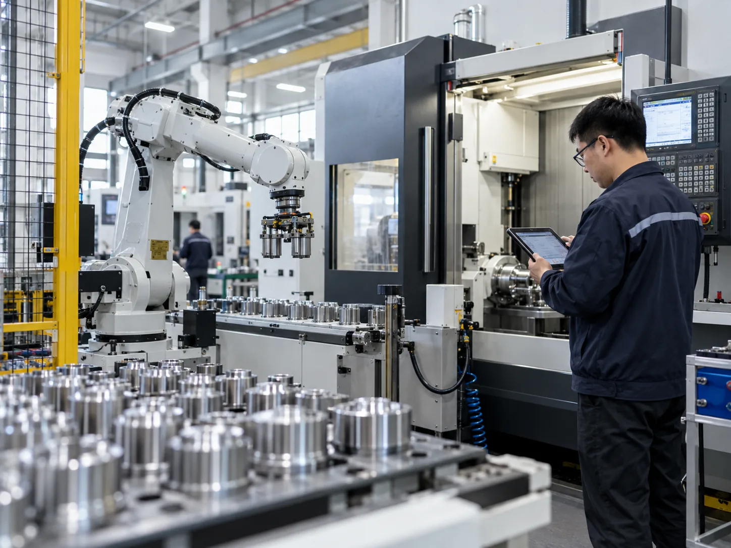 Industrial CNC factory