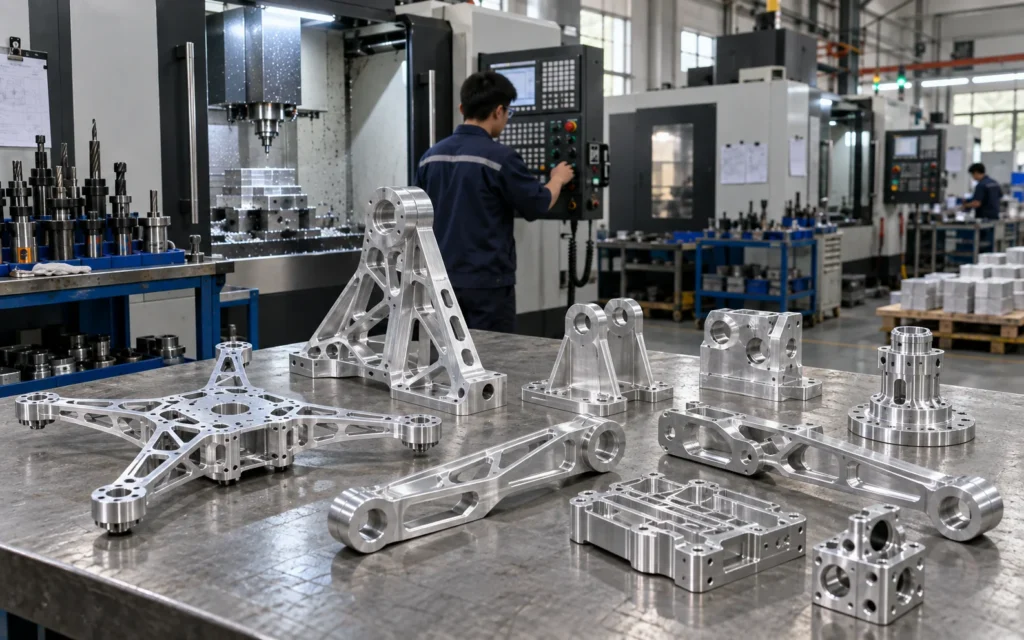 precision-machined-structural-parts-display