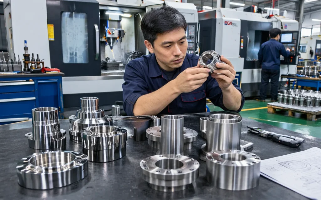 stainless_steel_cnc_parts_surface_finish_inspection