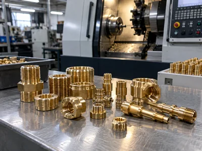 Brass material sample