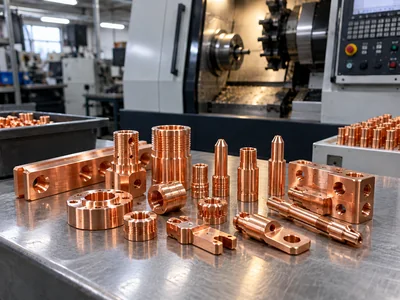 Copper material sample