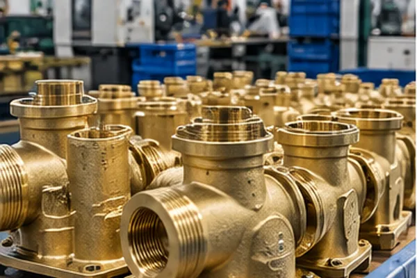 Brass valve bodies and fluid components