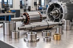 Motor sleeve and shaft fit assembly