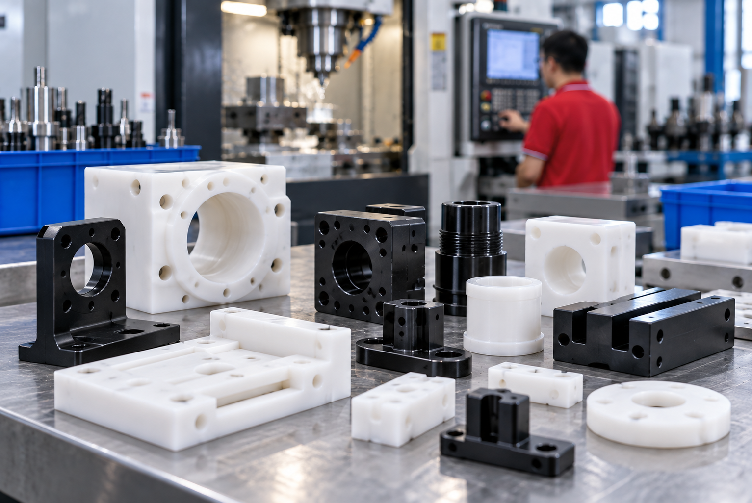 Engineering Plastic CNC Milled Parts