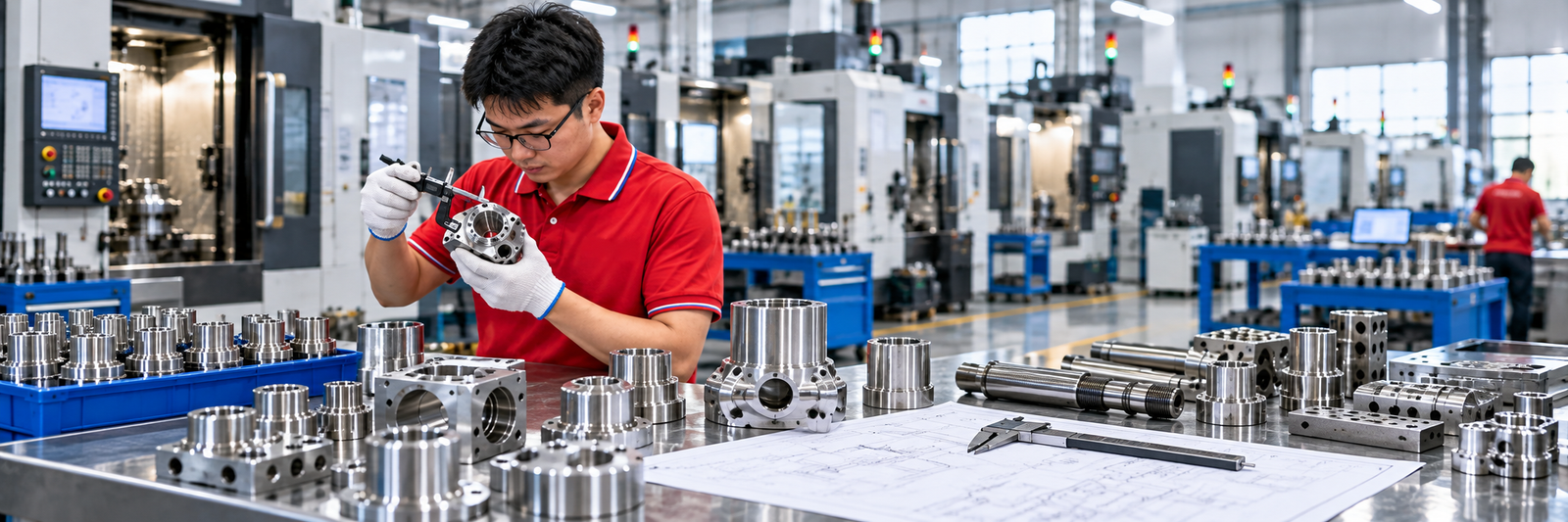 Custom CNC factory production details