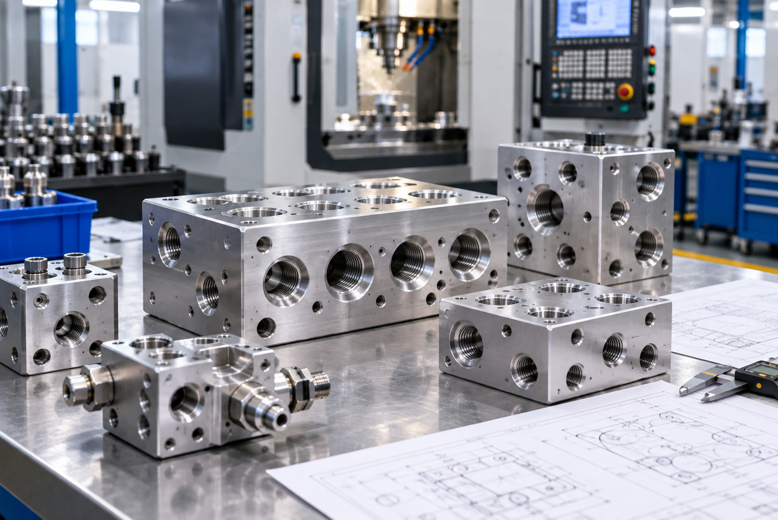Manifold & Fluid-Control Blocks