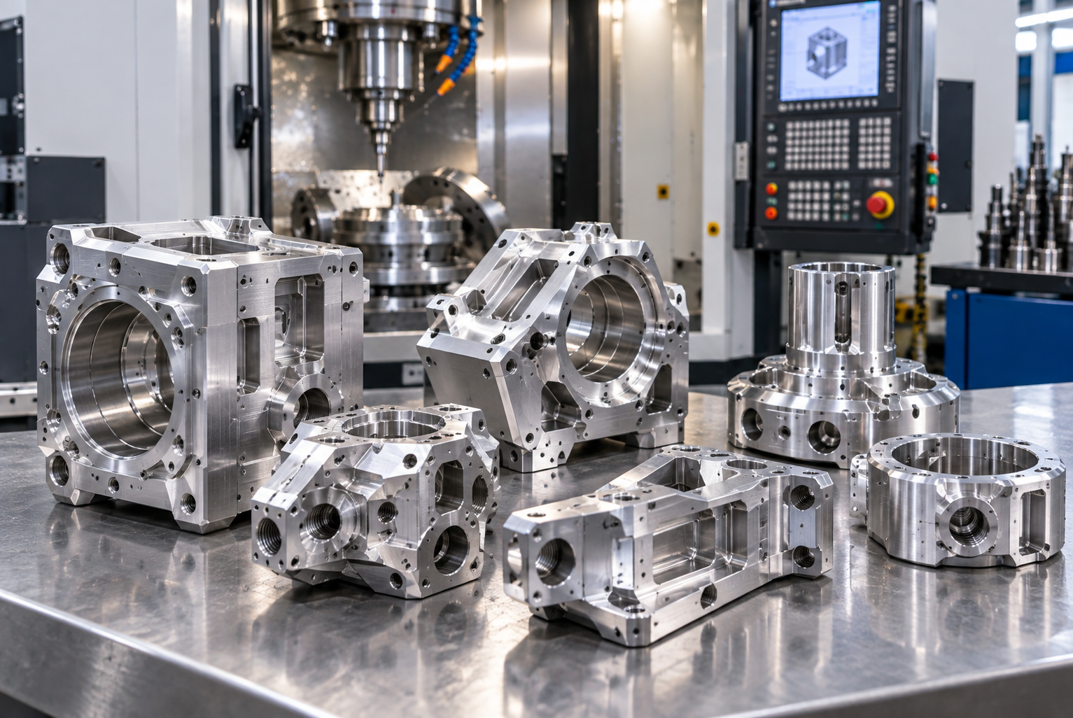 Complex Multi-Sided CNC Milled Parts