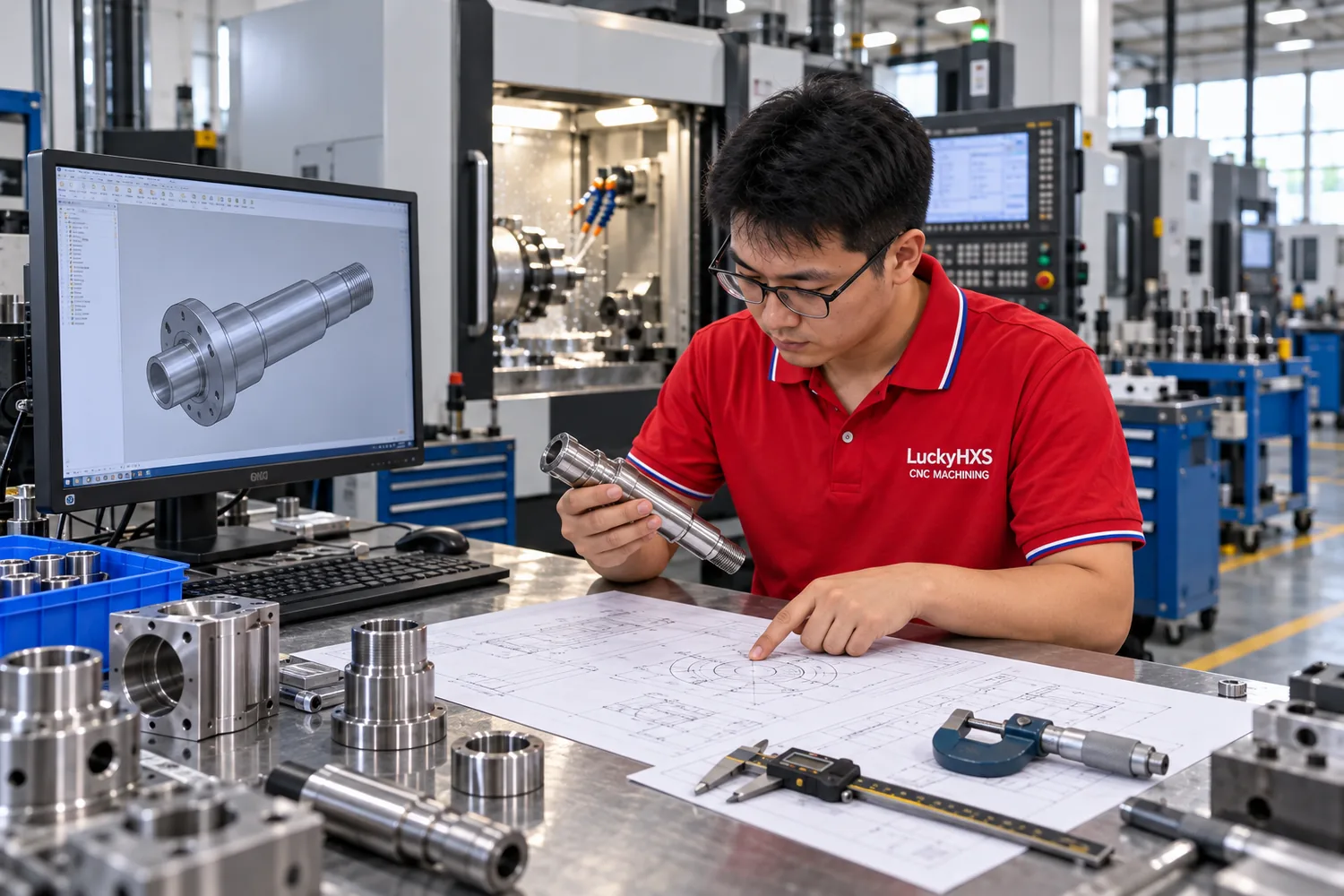 CNC machining materials and finishes
