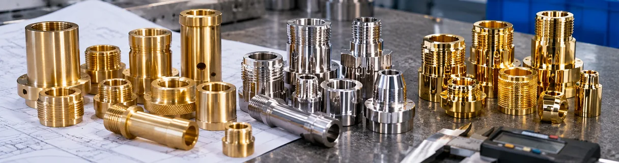 Brass material grades and finishes
