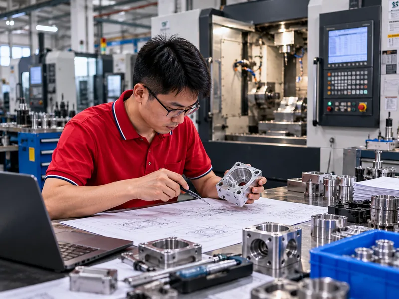 Exact machined component and drawing