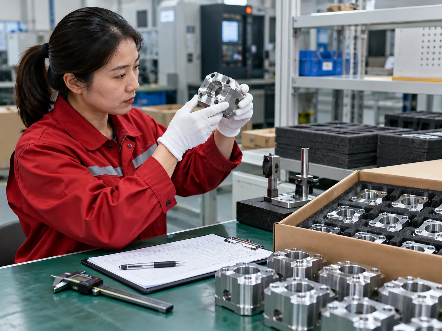 Final packing and verification of components