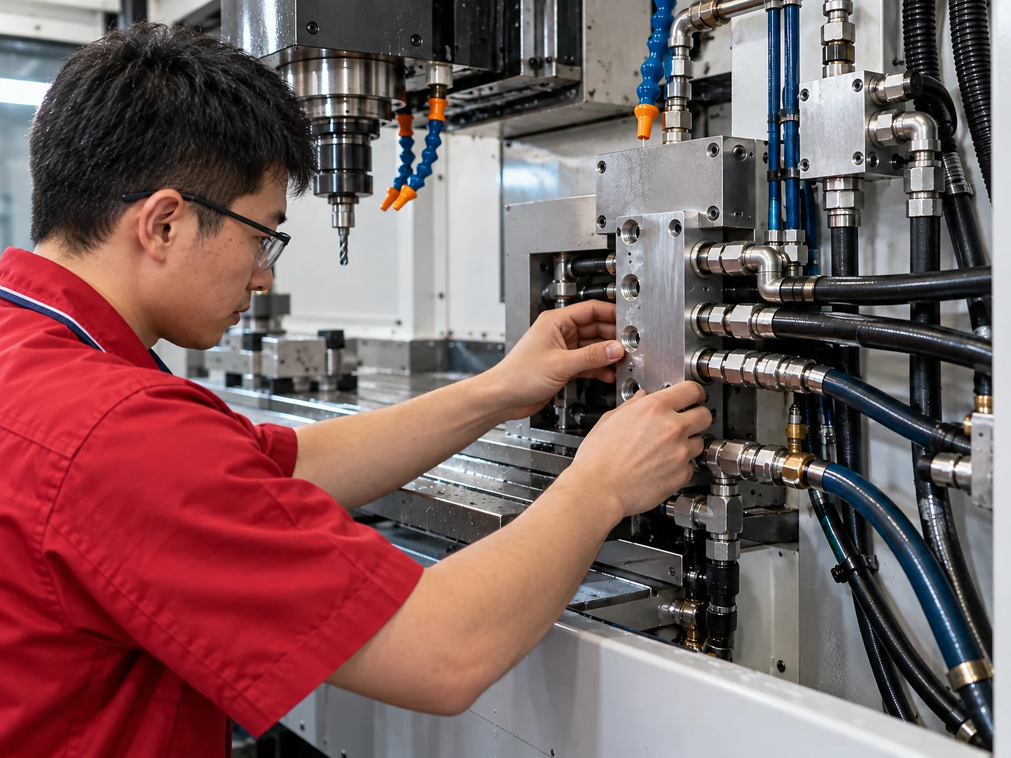 Coolant and lubrication routing