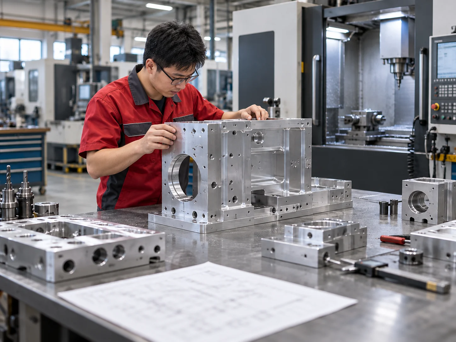 Machine building custom structures