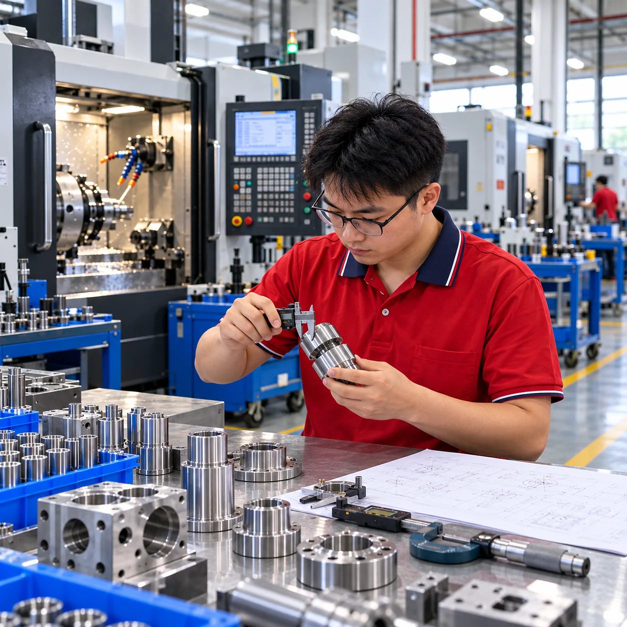 LuckyHXS factory and production floor