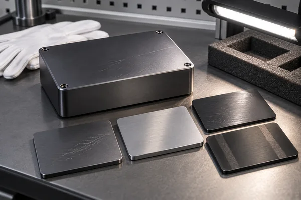 Cosmetic surface finish on milled part