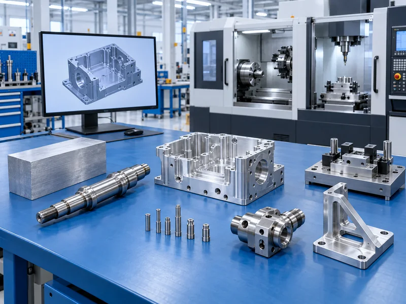 Engineer performing a custom parts machining drawing review
