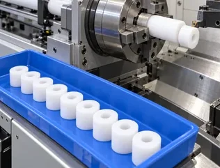 Automatic Lathe Machining for plastic parts
