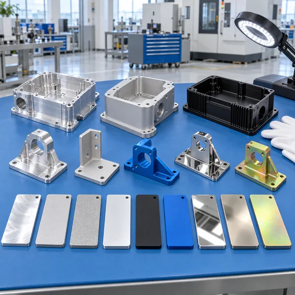 As-machined vs finished precision CNC milled parts
