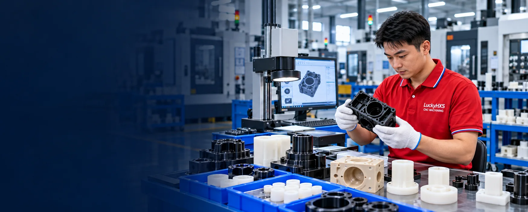 LuckyHXS factory machining plastic parts