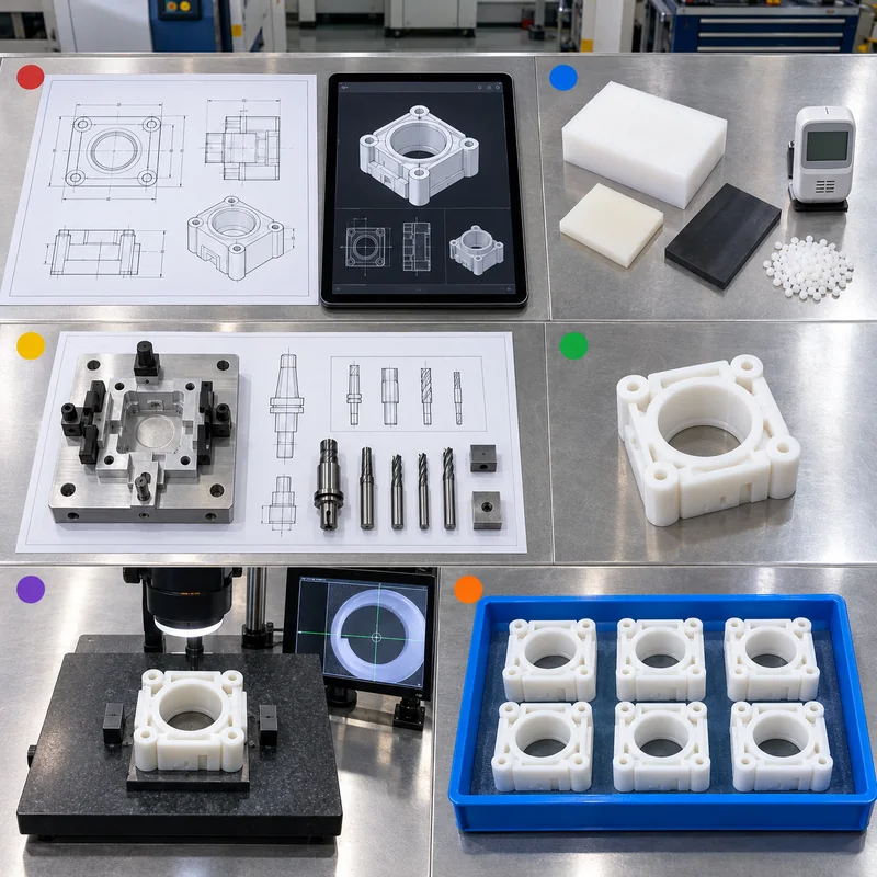 Workflow for plastic manufacturing products