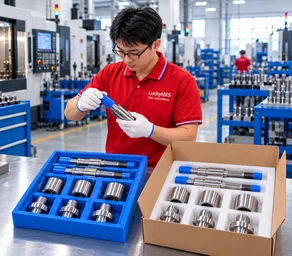 Protective packaging for precision machined parts
