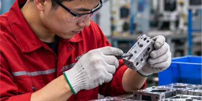 CNC machined parts deburring and cleaning